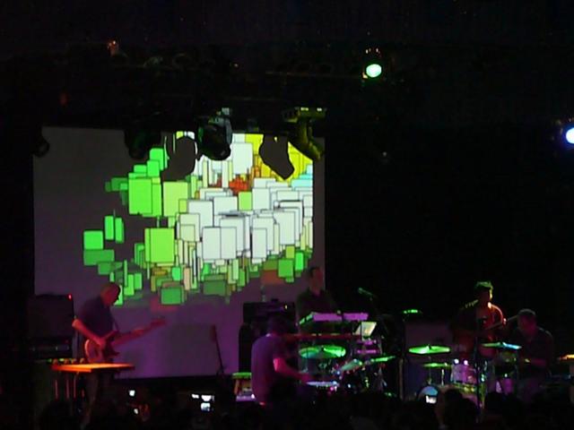 Tortoise performing "Millions Now Living Will Never Die"