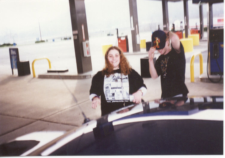 at a rest stop