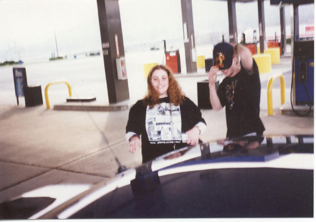 at a rest stop