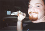 the p00pcon mascot... chris!